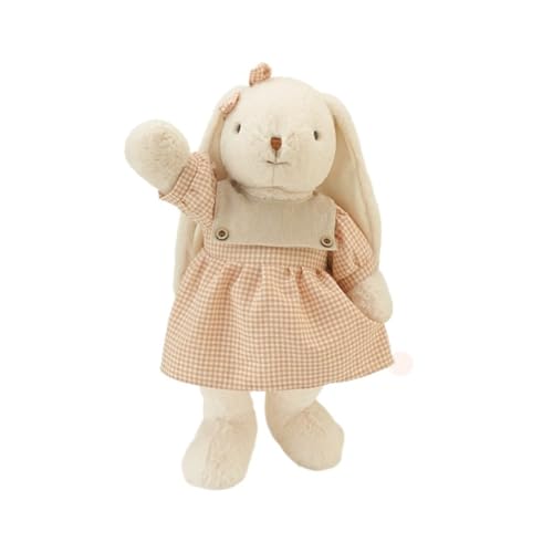 AQCQDQ Graues Kaninchen Kuscheltier, Plüsch Kaninchen Puppe, Osterhase Plüsch Plüschtier Kaninchen Niedliches Kaninchen, Kinder (25 cm,Grey) von AQCQDQ