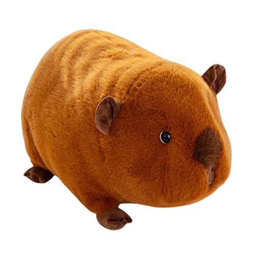 AQCQDQ Hamster Plüschtier,Hamster Weiche Kuscheltiere Kissen,Hamster Spielzeug Kawaii Plüsch,Hamster Plüschtier Kleine Kuschelpuppe,Festivalgeschenk für Freunde Familien (34cm,Braun) von AQCQDQ