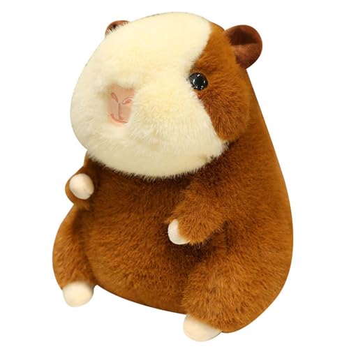 AQCQDQ Hamster-Plüschtiere, Süßes Kuscheltier, Realistische Hamster Plüschtiere, Meerschweinchen Spielzeug, Für Geburtstag, Weihnachten, Kinder, Erwachsene (21CM,A) von AQCQDQ