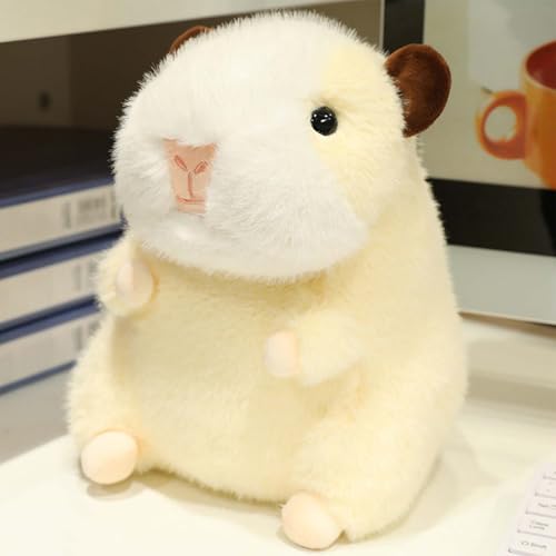 AQCQDQ Hamster-Plüschtiere, Süßes Kuscheltier, Realistische Hamster Plüschtiere, Meerschweinchen Spielzeug, Für Geburtstag, Weihnachten, Kinder, Erwachsene (21CM,B) von AQCQDQ