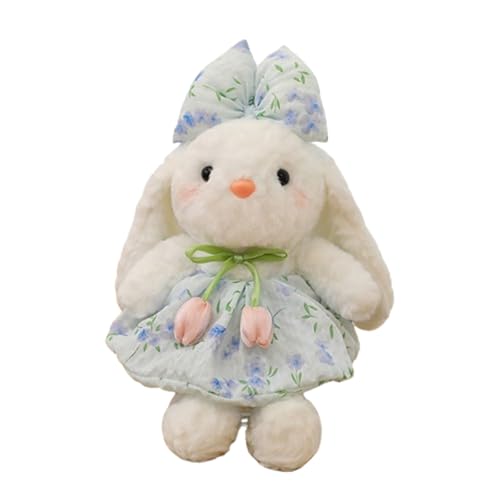 AQCQDQ Hase Kuscheltier, Niedliches Kaninchen-Plüschtier, Plüschhasen, Kaninchen Plüsch Spielzeug, Weiches Kuscheltier, Geschenk für Kinder (55 cm,Blau) von AQCQDQ