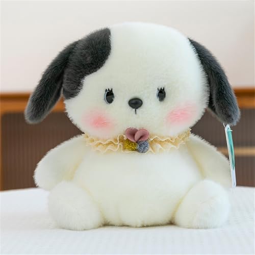 AQCQDQ Hase Kuscheltier Weißes Kaninchen Puppe Tier Plüsch Spielzeug, Superweich Mit Langen Ohren Hase Flauschiger Stofftier Kawaii Kuscheltier Perfekt Für Jungen Und Mädchen (23 cm,Hund) von AQCQDQ