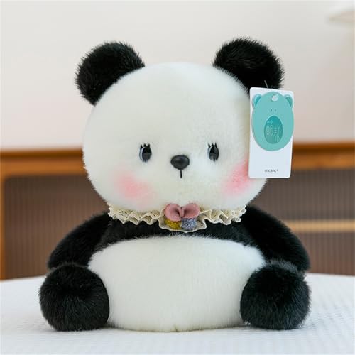 AQCQDQ Hase Kuscheltier Weißes Kaninchen Puppe Tier Plüsch Spielzeug, Superweich Mit Langen Ohren Hase Flauschiger Stofftier Kawaii Kuscheltier Perfekt Für Jungen Und Mädchen (23 cm,Panda) von AQCQDQ