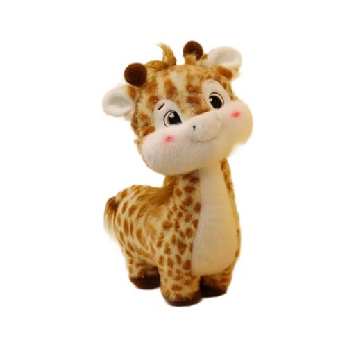 AQCQDQ Hirsch Plüschtier, Kuscheltier Puppe Hirsch Stofftier Süßes Rentier Spielzeug zum Spielen und Kuscheln Geschenk für Kinder Jungen Mädchen (50cm,Gelb) von AQCQDQ