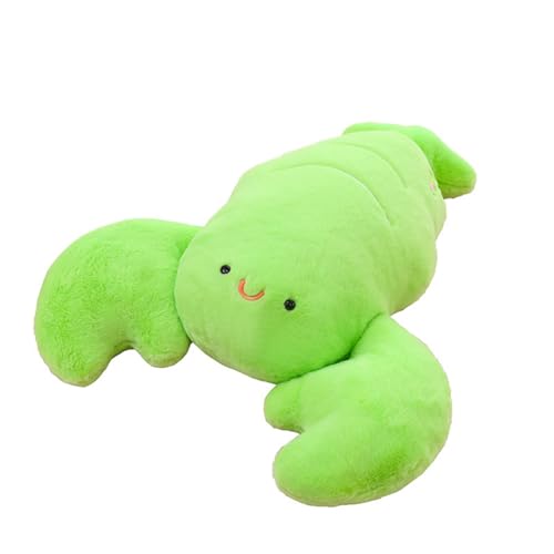 AQCQDQ Hummer Kuscheltier Plüschtier Stofftier, Kreative Plüsch Puppe Hummer, Realistische Plüsch Hummer Puppe, Weiche Flauschige Hummer Plüschtiere, Geschenke für Kinder, Jungen, Mädchen (65cm,Grün) von AQCQDQ