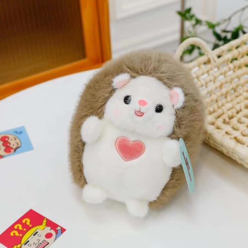 AQCQDQ Igel Kuscheltier, Igel Stofftier, Niedliches Igel plüschtier, Super Weiches plüsch Igel Spielzeug, Flauschiges Stofftier zum Kuscheln, Spielen und Liebhaben (23CM,A) von AQCQDQ