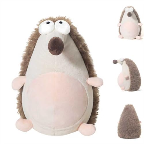AQCQDQ Igel Kuscheltier, Plüschigel Igel Sitzend, Niedliches Plüschtier zum Kuscheln und Spielen Geschenk Kinder, Mädchen und Jungen (27 cm,Igel) von AQCQDQ