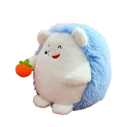 AQCQDQ Igel Kuscheltier Plüschigel Kinder Kuschelweiches Plüschtier Kuschel Igel Plüschtier Hedgehog plüsch Igel Stofftier lustige Geschenk Kinder, Mädchen und Jungen (20CM,Blau) von AQCQDQ