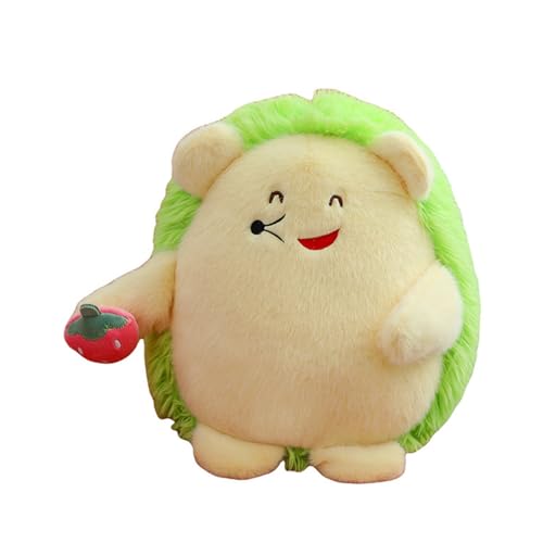 AQCQDQ Igel Kuscheltier Plüschigel Kinder Kuschelweiches Plüschtier Kuschel Igel Plüschtier Hedgehog plüsch Igel Stofftier lustige Geschenk Kinder, Mädchen und Jungen (30CM,Grün) von AQCQDQ
