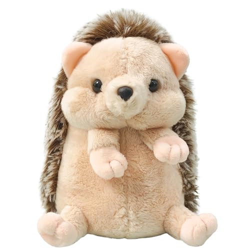 AQCQDQ Igel Kuscheltier Plüschtier, Igel Stofftier Plüschpuppe Kissen, Igel Anhänger Schlüsselanhänger Flauschige Und Weiches Cartoon Plüsch Geschenk Für Kinder Und Freunde (13 cm) von AQCQDQ