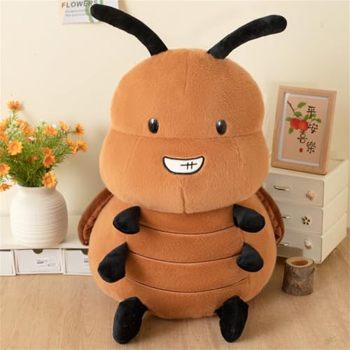 AQCQDQ Kakerlaken Kuscheltier Kakerlake Plüschtier, Hässlich Kuscheltier Käfer Stofftier Spielzeug, Süße Plüsch Kakerlakenpuppe Kreative Und Lustige Geschenk Für Freunde, Kollegen (70 cm,#A) von AQCQDQ
