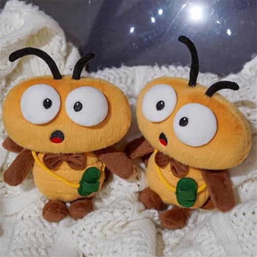 AQCQDQ Kakerlaken-Stofftier, Plüsch Kakerlake Gefüllte Tier Spielzeug, Simulierte Kakerlake Plüschtier, Lustige und Realistische Kakerlakenfiguren für Familie, Freunde, Kollegen (20 cm,2pcs) von AQCQDQ
