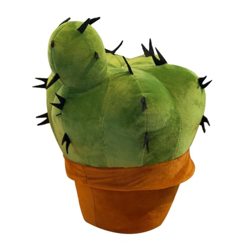 AQCQDQ Kakteen Kuscheltier, Kakteen Kuscheltier Plüsch, Niedlicher Kakteen Stofftier Plüschtier, zum Spielen und Kuscheln Schmusetier Mädchen, Jungen, Babys (37 cm,Braun) von AQCQDQ
