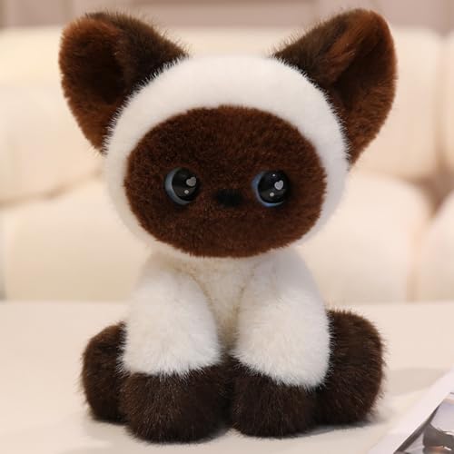AQCQDQ Katze Kuscheltier, Simulation Katze Plüsch Spielzeug Puppe, Katze Kuscheltier Realistische Plüsch Spielzeug, Plüschtier Katze Stofftiere Kuscheltier für Baby Kinder Jungen Mädchen (24cm,Braun) AQCQDQ Katze Kuscheltier, Simulation Katze Plüsch Spielzeug Puppe, Katze Kuscheltier Realistische Plüsch Spielzeug, Plüschtier Katze Stofftiere Kuscheltier für Baby Kinder Jungen Mädchen (24cm,Braun) von AQCQDQ