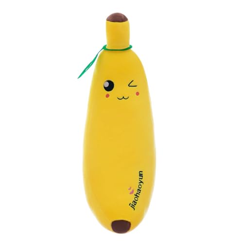 AQCQDQ Kawaii Banane Kissen Langes, Banane Kuscheltier Plüschkissen, Banane Plüschtier, Plüschtiere Bananen Kissen, Plüschtier Banane Stofftier Für Kinder Erwachsene (80cm,C) von AQCQDQ