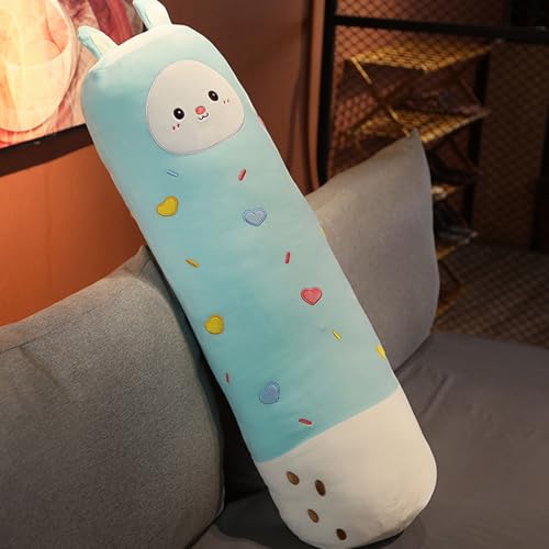 AQCQDQ Keks Plüschtier Kissen, Bequemes Kissen, Flauschig Dekokissen Mit Füllung, Flauschiges Deko Kissen Für Baby & Kinderzimmer - Für Mädchen & Jungen (130 cm,A) von AQCQDQ