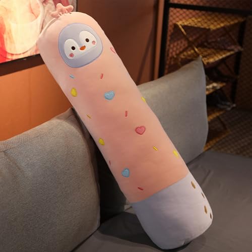 AQCQDQ Keks Plüschtier Kissen, Bequemes Kissen, Flauschig Dekokissen Mit Füllung, Flauschiges Deko Kissen Für Baby & Kinderzimmer - Für Mädchen & Jungen (130 cm,C) von AQCQDQ