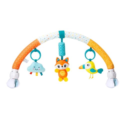 AQCQDQ Kinderwagen Spielzeug, Baby Spielzeug Anhänger, Plüsch Spirale Spielzeug, Activity Spirale Baby, Geschenk für Neugeborenen Mädchen & Junge (88 * 27 cm,Fuchs) von AQCQDQ