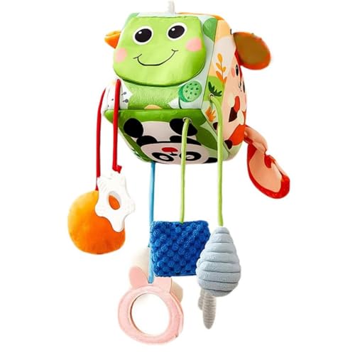 AQCQDQ Kinderwagen Spielzeug, Babys Activity Ausziehbar Spielzeug Hängespielzeug Babyschale Kinderbett Spielzeug Spiral Plüschtier Taschentuchhalter, für Kleinkinder Jungen Mädchen ab Monaten (B) von AQCQDQ