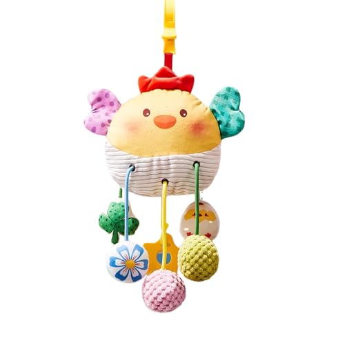 AQCQDQ Kinderwagen Spielzeug, Babys Activity Ausziehbar Spielzeug Hängespielzeug Babyschale Kinderbett Spielzeug Spiral Plüschtier Taschentuchhalter, für Kleinkinder Jungen Mädchen ab Monaten (H) von AQCQDQ
