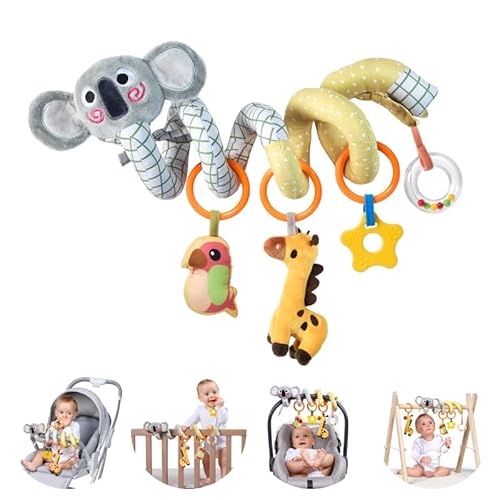 AQCQDQ Kinderwagen Spielzeug, Koalas Spielebogen Baby für Babybett and Babyschale, Babyspielzeug 0-6 Monate, Kinderwagenkette Neugeborenen Baby Geschenk AQCQDQ Kinderwagen Spielzeug, Koalas Spielebogen Baby für Babybett and Babyschale, Babyspielzeug 0-6 Monate, Kinderwagenkette Neugeborenen Baby Geschenk von AQCQDQ