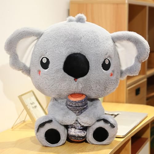 AQCQDQ Koala Plüschtier, Stofftier Koala Kuscheltier, Koalabär Plüschtier, Niedlich Plüschspielzeug Koala, Flauschiger Kuscheltier Koala Bär zum Spielen, Sammeln & Kuscheln (30cm) von AQCQDQ