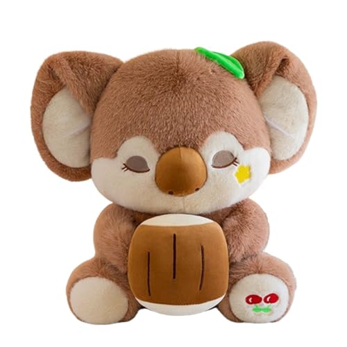 AQCQDQ Koala Plüschtier Koala Kuscheltier Koala Stofftier Niedlich Plüschspielzeug Koala Mit Pfählen Plüsch Spielzeug Plüschtier Geschenk Für Kinder Gemütliches Schmusetier (55cm,braun) von AQCQDQ