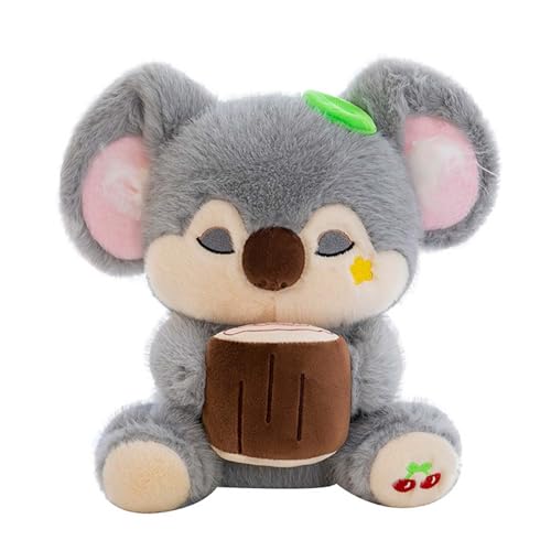 AQCQDQ Koala Plüschtier Koala Kuscheltier Koala Stofftier Niedlich Plüschspielzeug Koala Mit Pfählen Plüsch Spielzeug Plüschtier Geschenk Für Kinder Gemütliches Schmusetier (55cm,grau) von AQCQDQ