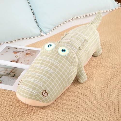 AQCQDQ Krokodil Kuscheltier, Schildkröte Krokodil Plüschtier, Schildkröte Stofftier, Simuliertes Tier Krokodil Plüschtier, Schildkröte Plüsch Spielzeug Weiches Krokodil Plüsch (Krokodil,Grün) von AQCQDQ
