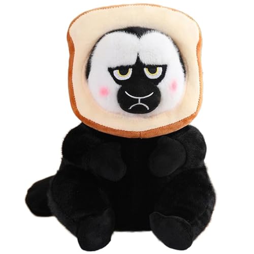 AQCQDQ Kuscheltier AFFE, AFFE Plüschpuppe, Süßes WeißGesichtiges Affenplüschtier, Flauschiger Stofftier zum Spielen, Weiches Schmusetier für Mädchen, Jungen, Babys (30 cm,E) von AQCQDQ