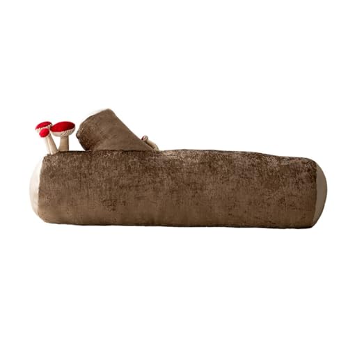 AQCQDQ Kuscheltier Baumstamm, Baumstamm Plüschtier, Pummeliges Baumstamm aus Plüsch, zum Spielen und Kuscheln, Weiches Schmusetier für Mädchen, Jungen (17x60 cm,Baumstamm) von AQCQDQ