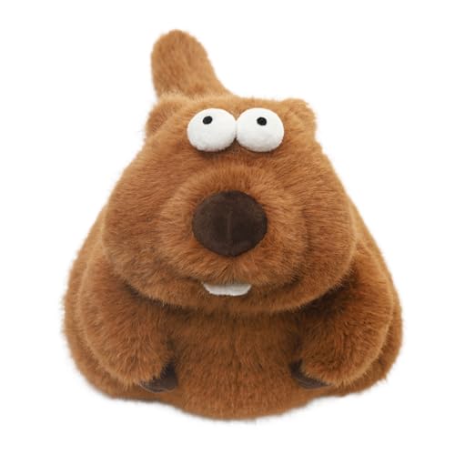AQCQDQ Kuscheltier Biber Plüschtier, Biber Plushie, Niedliches Plüschtier zum Kuscheln und Spielen, Süßes Kuscheltier, Geschenk für Mädchen und Jungen AQCQDQ Kuscheltier Biber Plüschtier, Biber Plushie, Niedliches Plüschtier zum Kuscheln und Spielen, Süßes Kuscheltier, Geschenk für Mädchen und Jungen von AQCQDQ