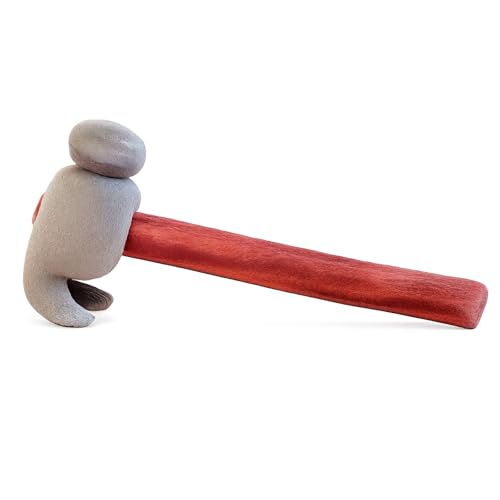 AQCQDQ Kuscheltier Chaxt, Lustige Plüschtiere, Plüschaxt Plüsch Kreative Streichspielzeuge, für Party Dekoration Spielzeugaxt Halloween-Requisiten Stützaxt (40 cm,Hammer) von AQCQDQ