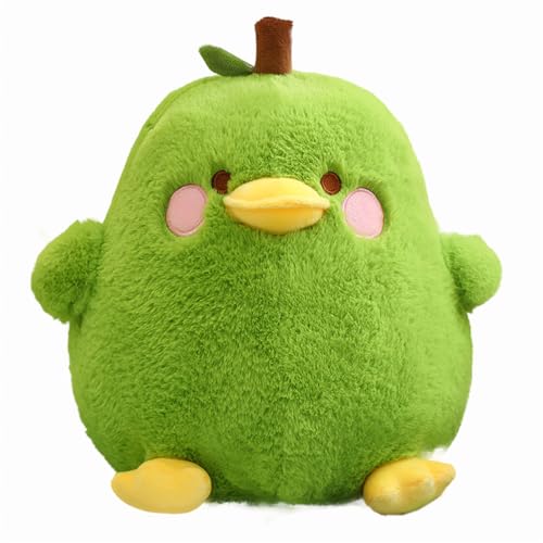 AQCQDQ Kuscheltier Ente, Ente Plüsch Klein, Seltsame Obst Ente Plüschtiere, Ente Stofftier Plüschtiere, Geschenk Gefüllt für Kinder Mädchen Jungen (20 cm,Grün) von AQCQDQ
