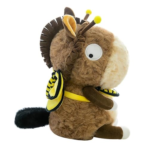 AQCQDQ Kuscheltier Esel, Süße Esel Stofftier für Kinder, Jungen Mädchen, Weich Esel Plüschtier, zum Kuscheln und Spielen Kuscheltiere Geschenk (32 cm,Braun) von AQCQDQ