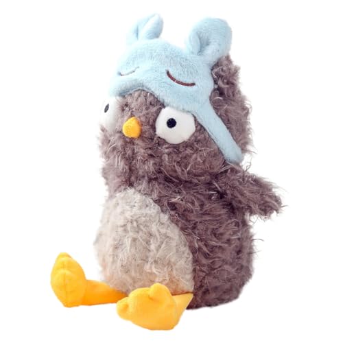 AQCQDQ Kuscheltier Eule, Weiches Eule Plüschtier für Kinder, Kuschelige Eule Stofftier, Plüsch Eule für Mädchen und Jungen, Niedliches Eulen Plüschtier für Babys (20 cm) von AQCQDQ