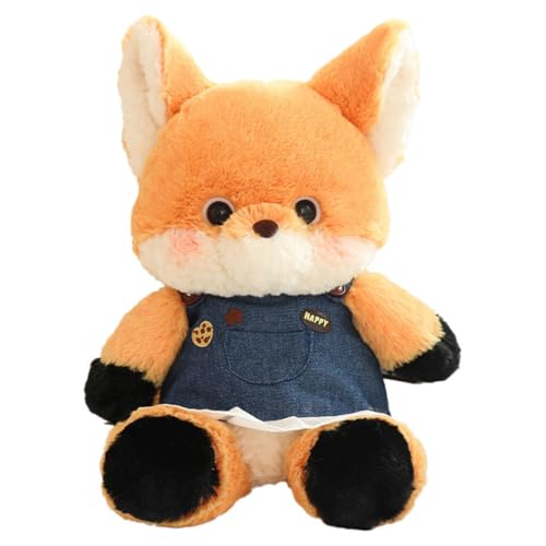 AQCQDQ Kuscheltier Fuchs, Fuchs Wolf Plüschtier Stofftier Spielzeug, Weiche Niedliche Kuscheltier Fuchs, Fuchs Wolf Plüsch Spielzeug, Geschenk für Kinder Jungen und Mädchen (36cm,Orange) von AQCQDQ