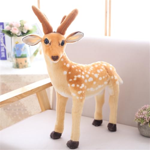 AQCQDQ Kuscheltier Giraffe, Niedliche Sikahirsch Plüschtiere, Giraffe Kuscheltier Groß, Giraffe Spielzeug, Geschenk für Kinder Jungen Mädchen (50 cm) von AQCQDQ