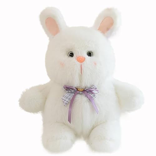 AQCQDQ Kuscheltier Hase, Kawaii Plüsch Kaninchen Plüschtier, Flauschiges Stofftier Zum Kuscheln und Spielen, Hase Stofftier für Kinder und Erwachsene (45 cm,Lila) von AQCQDQ