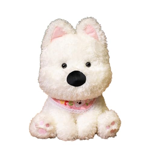 AQCQDQ Kuscheltier Hund, Hundespielzeug Plüschtier, Plüsch-Hund, Niedlich Plushie Welpen Spielzeug, Geschenk für Kinder (40 cm,A) von AQCQDQ