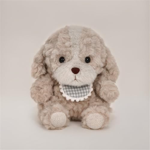 AQCQDQ Kuscheltier Hund, Niedliche Kleine Welpenpuppe Plüschtiere, Hundespielzeug, Plüsch Hund Stofftier Plüschtier, Geschenke für Kinder (17 cm,Curry hell) von AQCQDQ