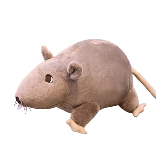 AQCQDQ Kuscheltier Mäuse, Ratten Plüschtier Niedlichen, Mäusen Stofftier, zum Spielen und Kuscheln, Weiches Schmusetier für Mädchen, Jungen, Babys (60 cm,Grau) von AQCQDQ