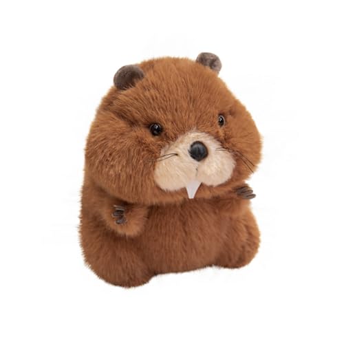 AQCQDQ Kuscheltier Murmeltier Plüschtier, Simulation Murmeltier Plüsch Spielzeug, Niedliches Murmeltier-Plüschkissen, Geschenk für Freunde und Kinder (35 cm) von AQCQDQ