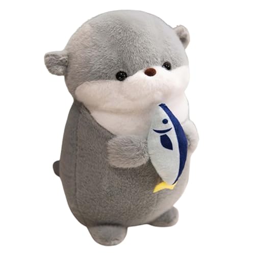 AQCQDQ Kuscheltier Otter Plüschtier, Otter Kuscheltier, Simulation Otter Tierpuppe Kuscheltier, Niedliches Plüschtier Zum Kuscheln Und Spielenfür Kinder & Erwachsene (30CM,B) von AQCQDQ