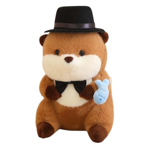 AQCQDQ Kuscheltier Otter Plüschtier, Otter Kuscheltiere, Kawaii Deko Plushie, Simulation Otter Tierpuppe Plüschtier Plüschpuppe, zum Kuscheln & Spielen Plüsch Spielzeug (30cm,B) von AQCQDQ