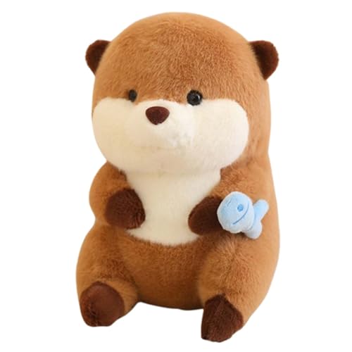 AQCQDQ Kuscheltier Otter Plüschtier, Otter Kuscheltiere, Kawaii Deko Plushie, Simulation Otter Tierpuppe Plüschtier Plüschpuppe, zum Kuscheln & Spielen Plüsch Spielzeug (30cm,C) von AQCQDQ