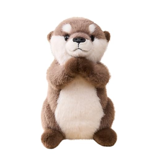 AQCQDQ Kuscheltier Otter Plüschtier, Otter Stofftier, zum Kuscheln & Spielen, Plüsch Otter Spielzeug, Superweiche Kleines Kuscheltie, Geschenk Spielzeu Für Kinder (35 cm) von AQCQDQ