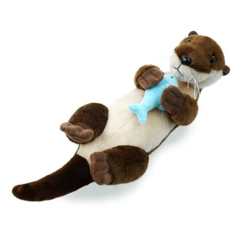 AQCQDQ Kuscheltier Otter Plüschtier, Wombat Kuscheltier Stofftier Glückssymbol Plüsch Zum Kuscheln & Spielen Kawaii Deko Plushie Puppen Stofftier Geschenke Für Kinder (#B) von AQCQDQ