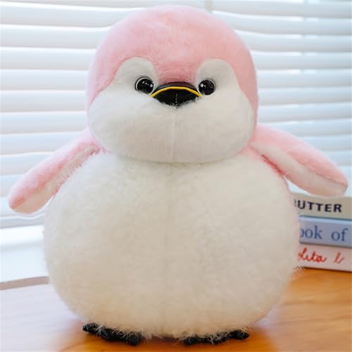 AQCQDQ Kuscheltier Pinguin Plüschtier, Pinguin Kuscheltier Süß, Pinguin Stofftier Plüschtier, Tier Kissen Plüschtier Stofftier, Kuscheltier Pinguin Plüschtier für Mädchen (90 cm,Rosa) von AQCQDQ