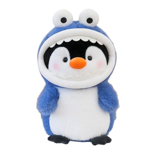 AQCQDQ Kuscheltier Pinguin Plüschtier, Pinguin Puppe, Pinguin Stofftier Plüschtier, Stofftier Schmusetier zum Kuscheln & Spielen, Plüschpuppen, Geschenk für Kinder (40 cm,Blau) von AQCQDQ